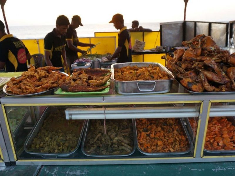 Street Food in Galle Face Green Colombo